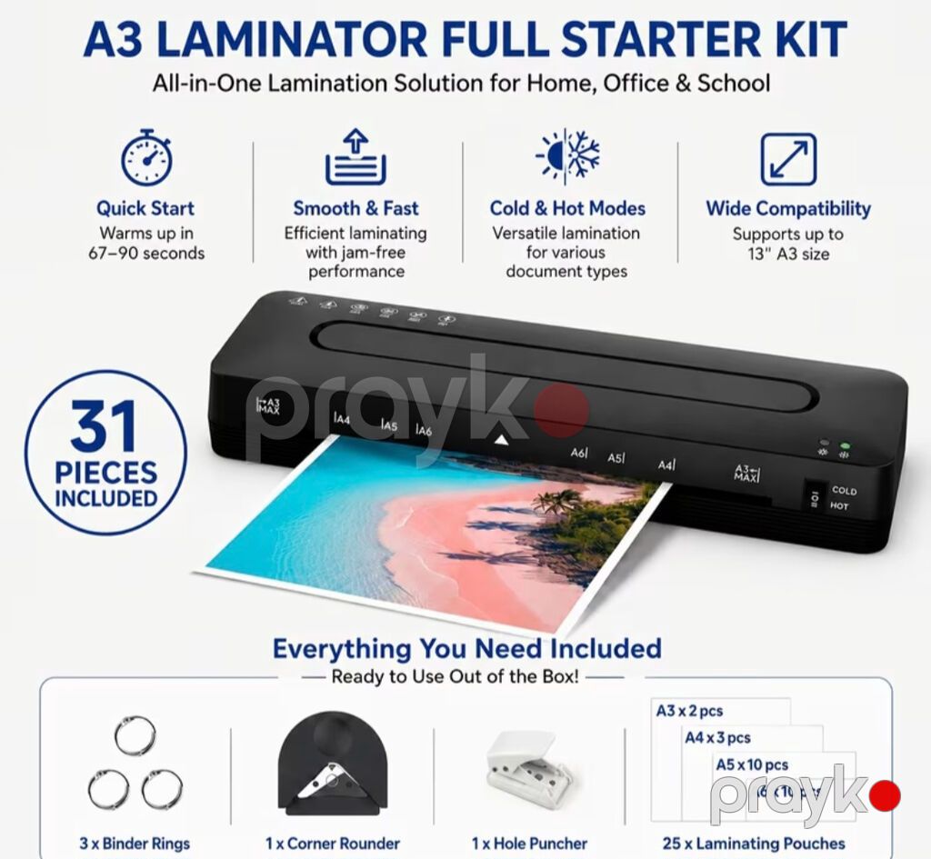 A3 Laminasiya Aparatı Sensor displey 5 isitmə özəlliyi 250 micron — Elektronika, Bakı (3)