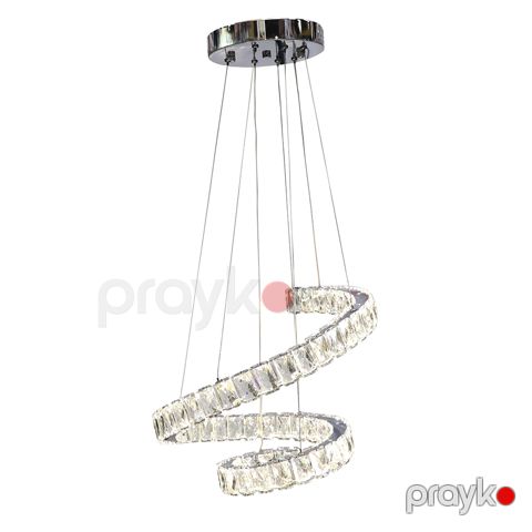Büllur çilçıraq LED 3 rəng 87811/480 H800 — Bakı
