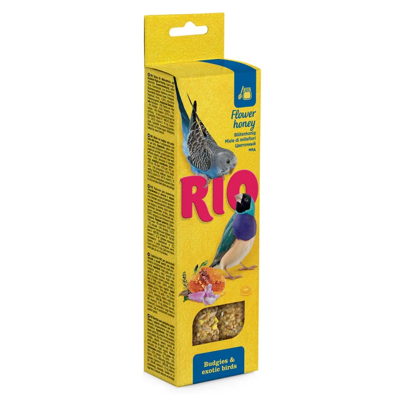 Budgerigars və Ekzotiklər üçün Rio Bal Çubuqları, 2×40 q — Bakı