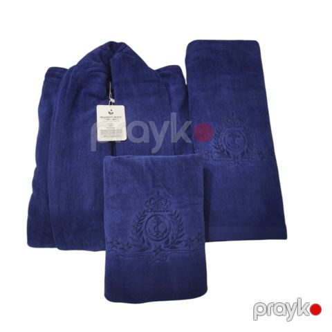 Qadınlar üçün hamam xələti GS_1_042, göy, pambıq, ölçü One size — Bakı