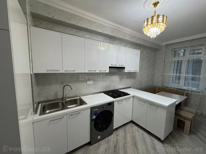 Kirayə verilir 1 otaqlı Mənzil Yeni tikili 55 m² Bakı, Nizami r., Xalqlar Dostluğu m — Bakı
