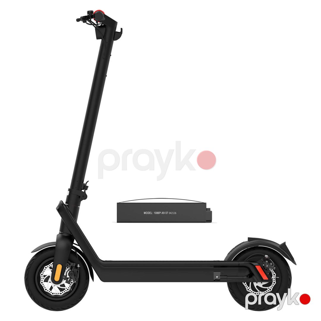 Elektrik samokat X9 Plus, qara — Mallar, Bakı (2)