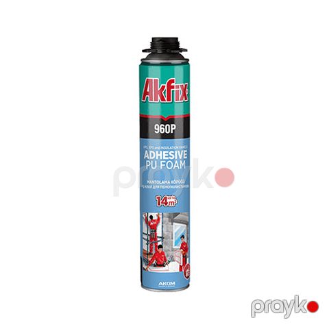 Akfıx 960P poliuretan montaj köpüyü 800 ml — Omid.az — Repair & Construction