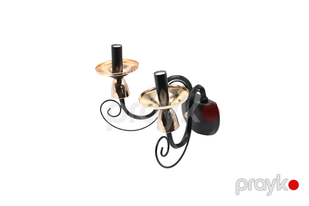 Divar lampası 88160-2 qara+qızılı — İşıqlandırma, Bakı (2)