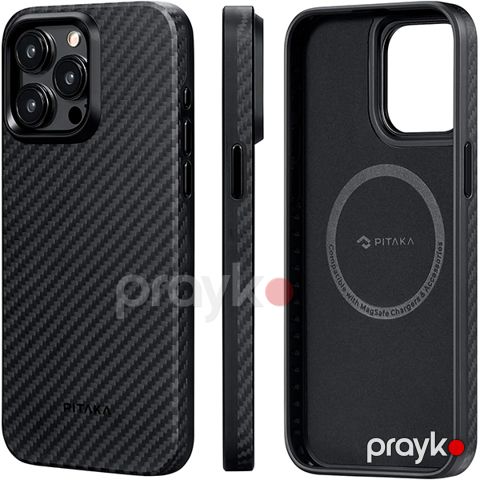MagEZ Case Pro 4 for iPhone15 Pro Max 6.7" Black/Grey (Twill) — Bakı