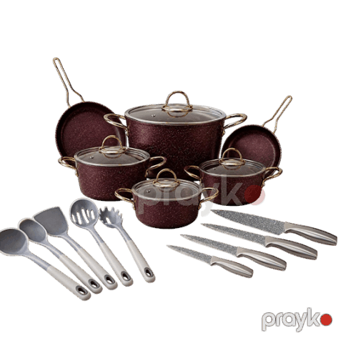 Shosman qranit 19 Parça Bordo(5990) — Bakı