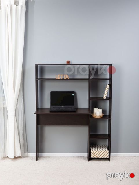 Kompüter masası Letta Ldsp, qəhvəyi, 144х30х109 sm — Bakı