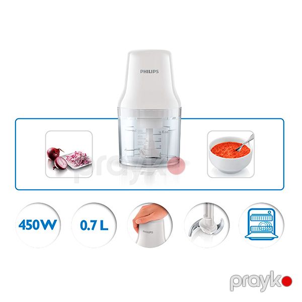 Doğrayıcı Philips HR1393/00 Ağ — Mallar, Bakı (4)