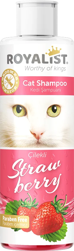 Royalist Çiyələk Ətirli Pişik Şampunu, 250 ml — Bakı