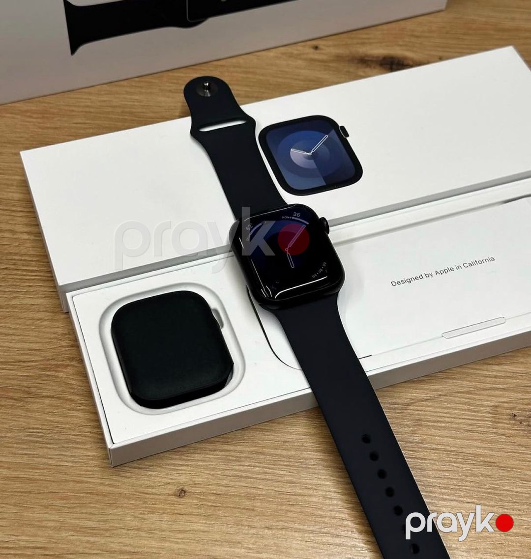 Apple Watch Series 9 Aluminum Midnight 45mm — Ağıllı saatlar və biləkliklər, Bakı (4)