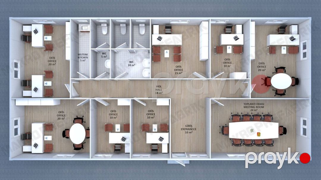 Prefabrik konteyneri — Təmir və inşaat, Bakı (5)