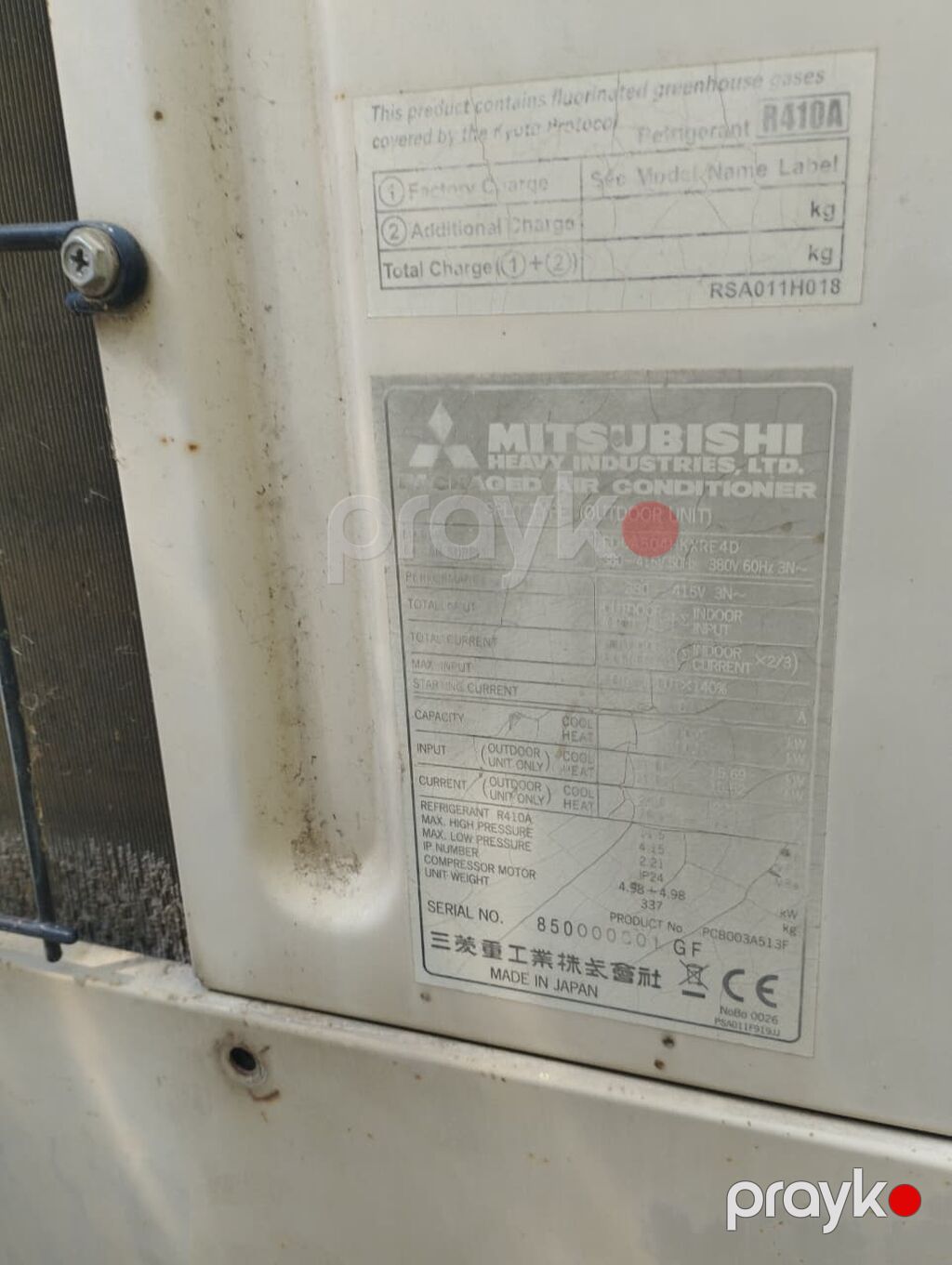 Mitsubishi firma kandisioner. 500 kv. 3 fazalı. Pultları. Doqquz ədəd — Kondisioner və split-sistemlər, Bakı (3)
