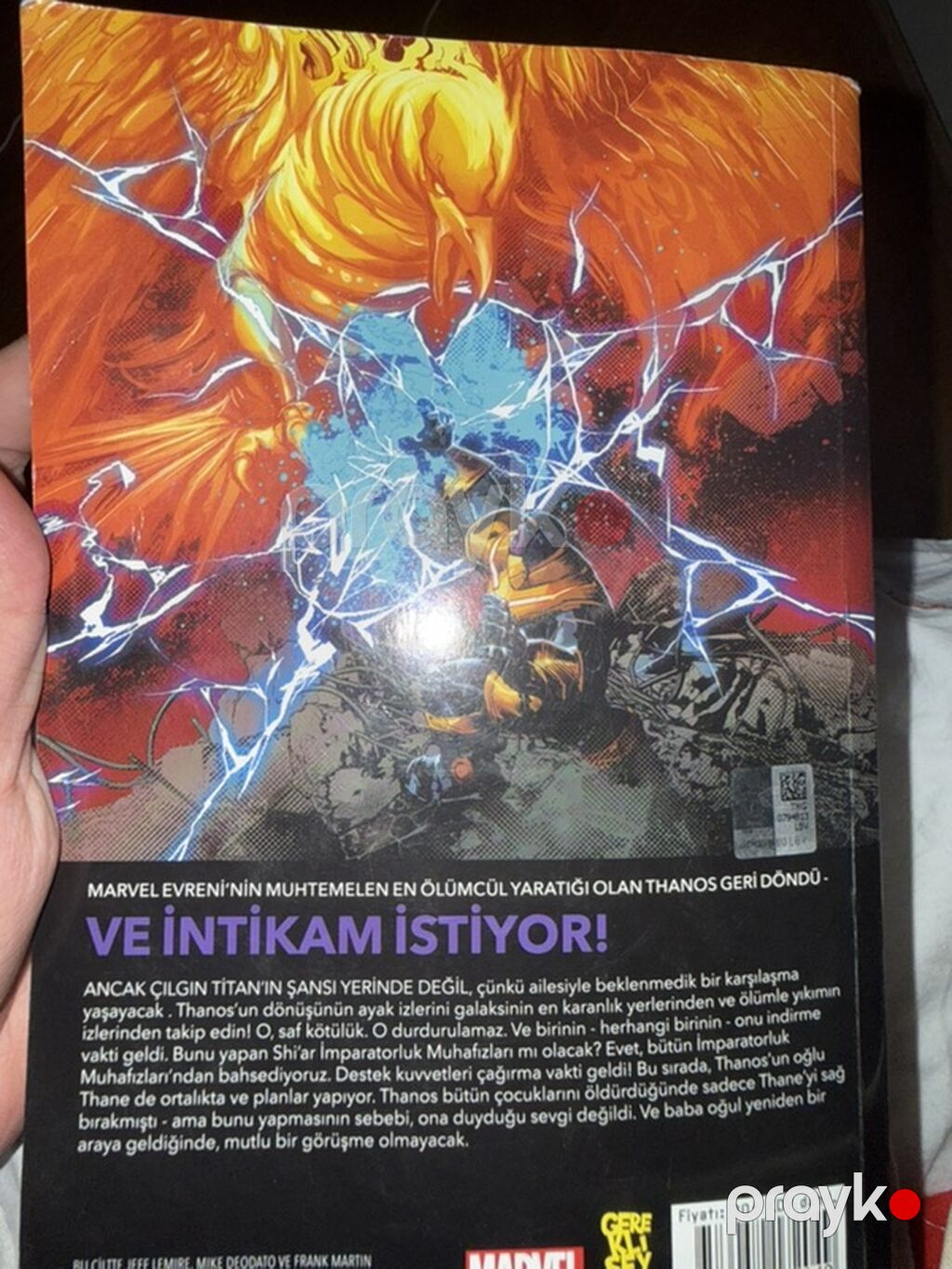 Məhsul: Thanos – “Thanos Geri Döndü” (qrafik roman/komiks) Nəşriyyat — Kitablar, Bakı (4)