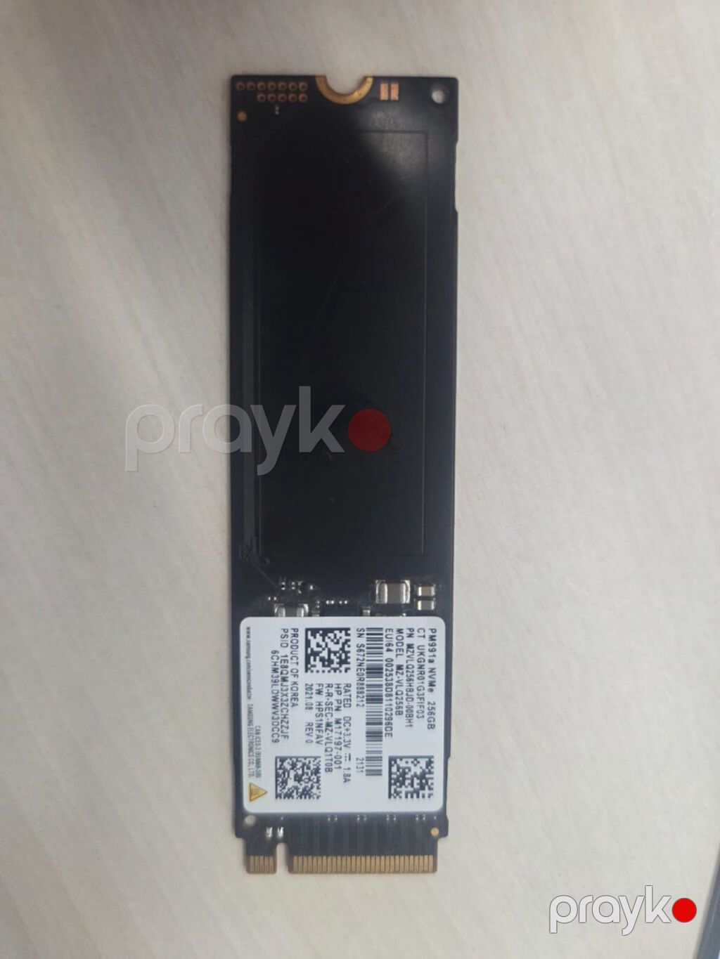 Orijinal noutbukdan çıxarılma Samsung PM991a 256GB M.2 NVMe PCIe SSD — Sabit diskləri, Bakı (2)