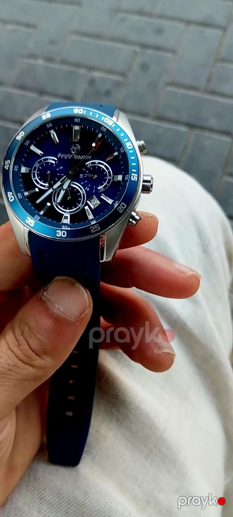Sergio Tacchini kişi qol saatı – mavi temalı xronoqraf yenidi — Bakı