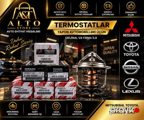 Mitsubishi Toyota Nissan Lexus termostat — Bakı
