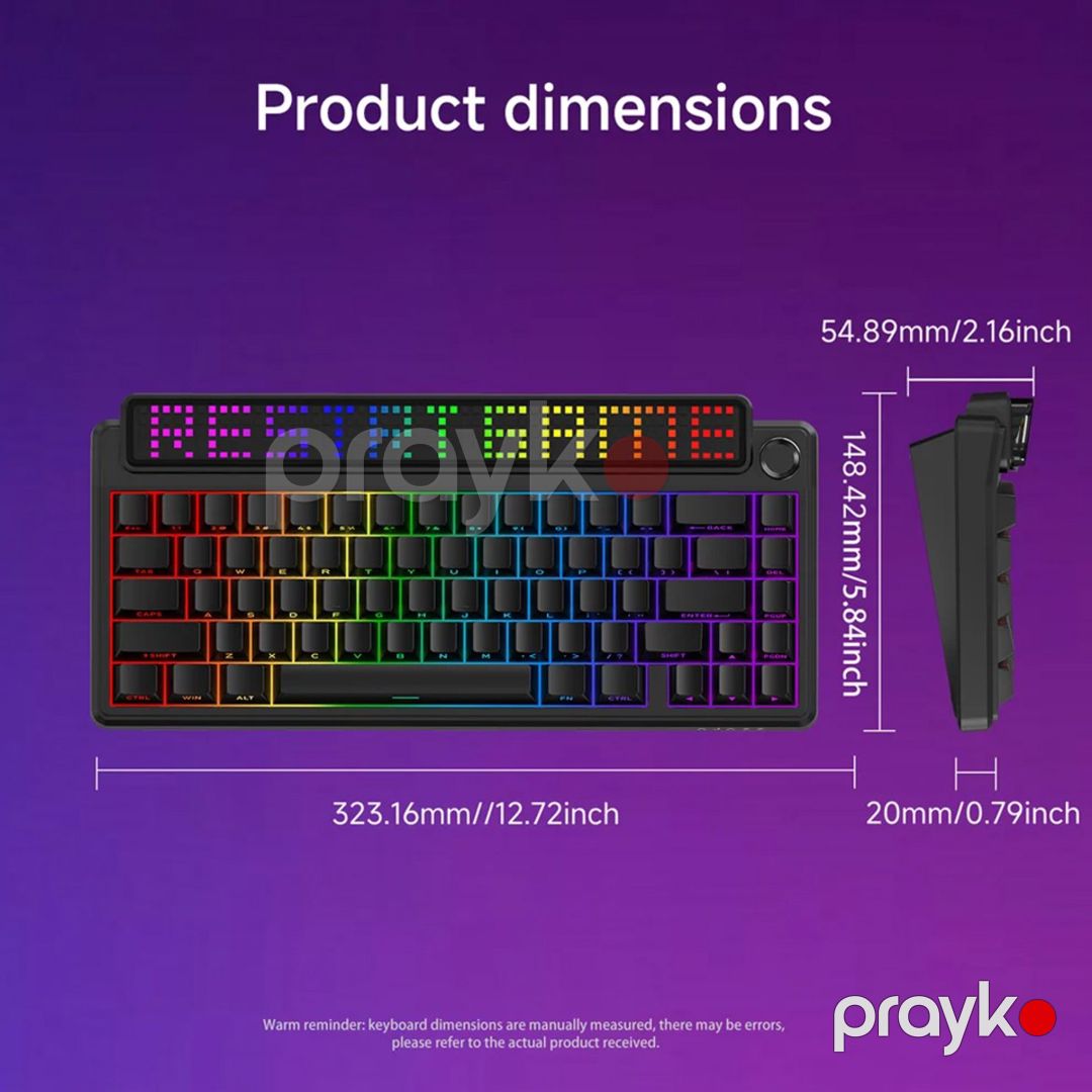 Ajazz Pixel68 Black — Periferik cihazlar, Bakı (5)