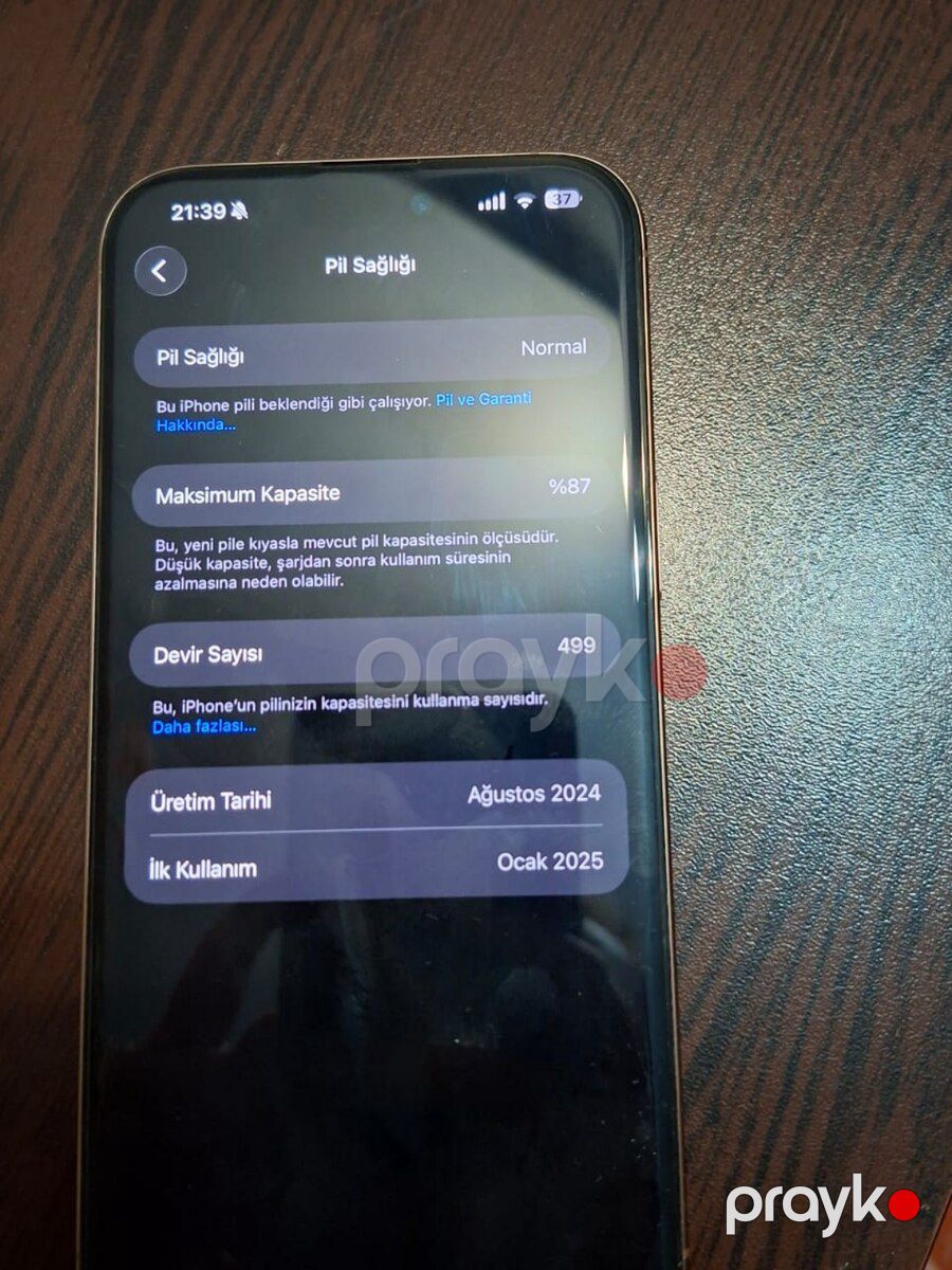 Apple iPhone 16 Pro Max Desert Titanium 256GB/8GB — Smartfonlar, Bakı (2)