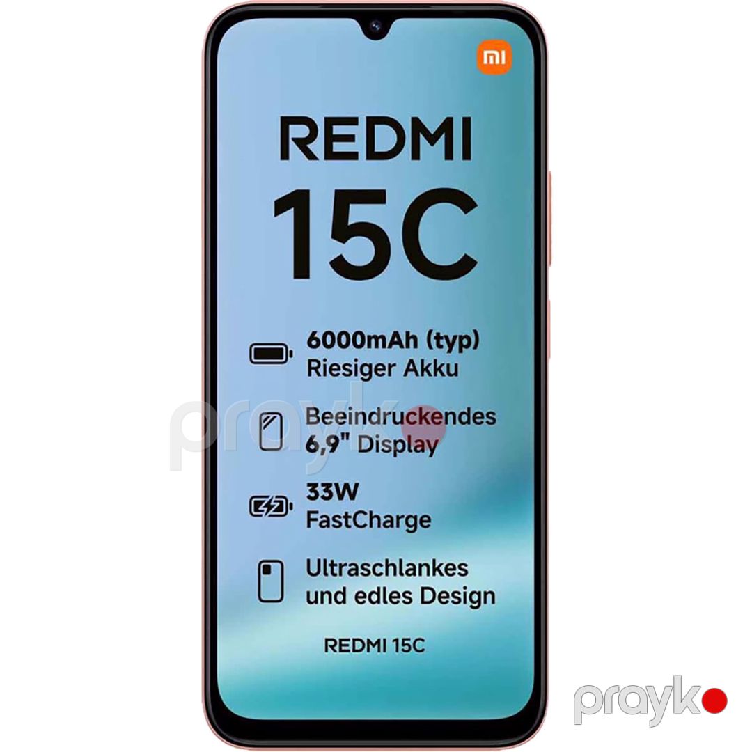 Xiaomi Redmi 15C 4GB/128GB NFC Orange — Smartfonlar, Bakı (2)