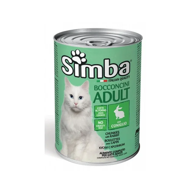 Simba Yetkin Pişik Çubuqları Dovşanla Yaş Pişik Yemi, 415 q — Bakı