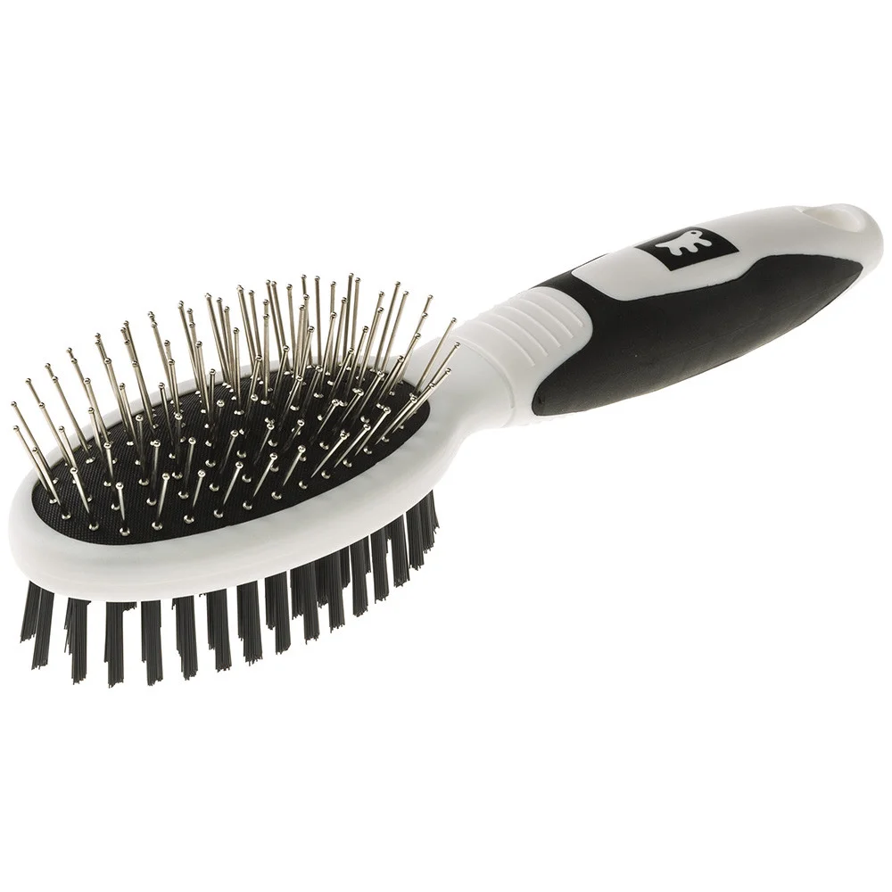 Ferplast GRO 5762 Premıum İtlər və pişiklər üçün iki tərəfli fırça, 21.8 x 5.7 x hündürlük 5.5 sm — Bakı