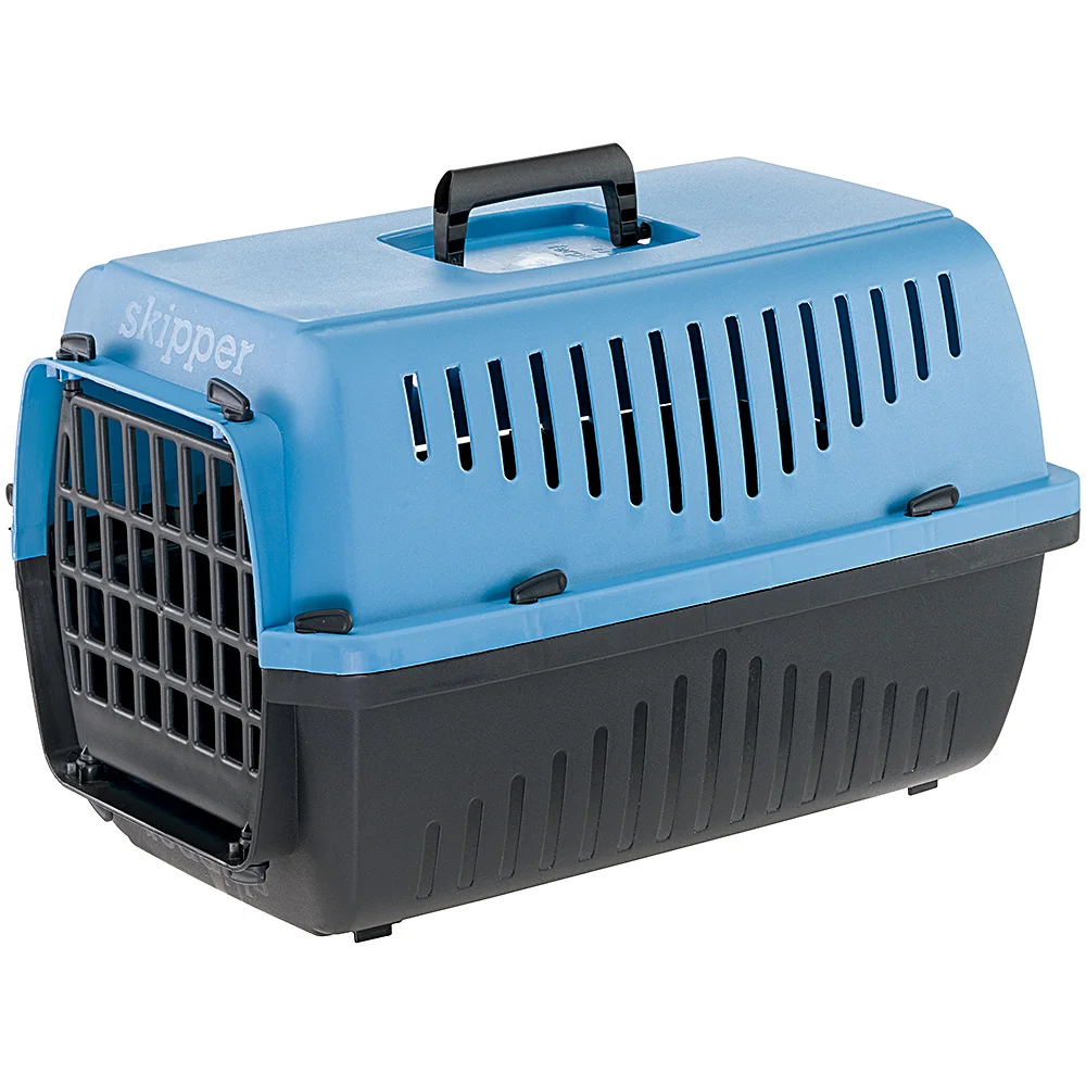Ferplast Skipper 2 ədəd plastik qapılı pişiklər və kiçik itlər üçün daşıyıcı, 56 x 36 x 33 sm — Bakı