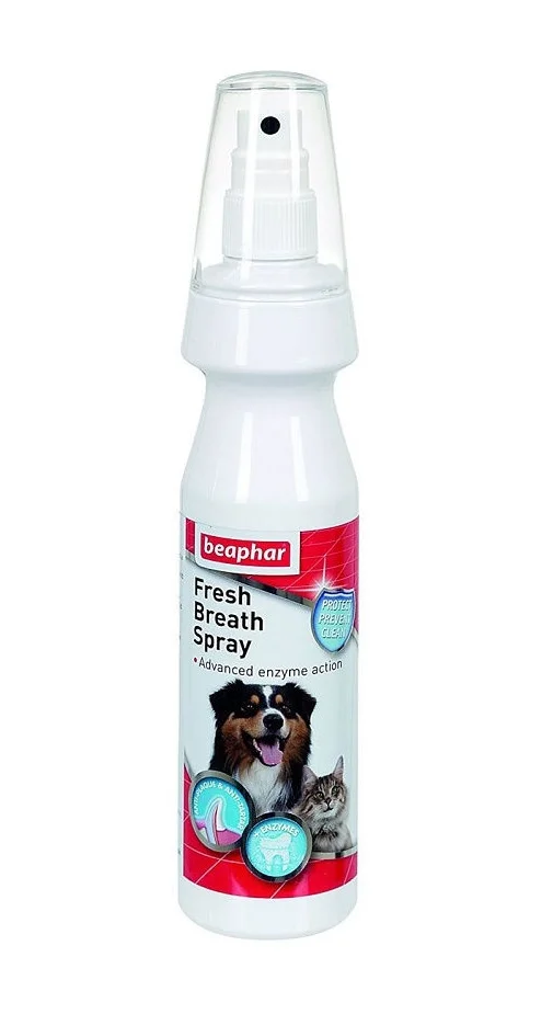 Beaphar Fresh Breath Spray təravətli nəfəs itlər və pişiklər üçün sprey 150 ml — Bakı