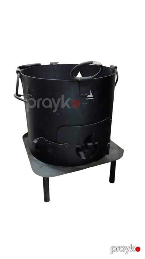 Böyük qazan Kukmara, çuqun, qara, 9 l, 33 sm — Bakı