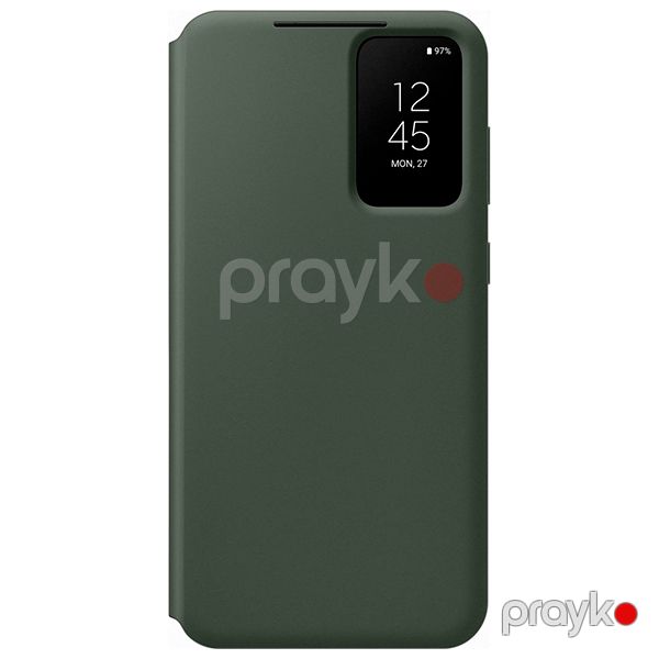 Samsung Galaxy S23+ Smart View Wallet Case Green — Mallar, Bakı (2)
