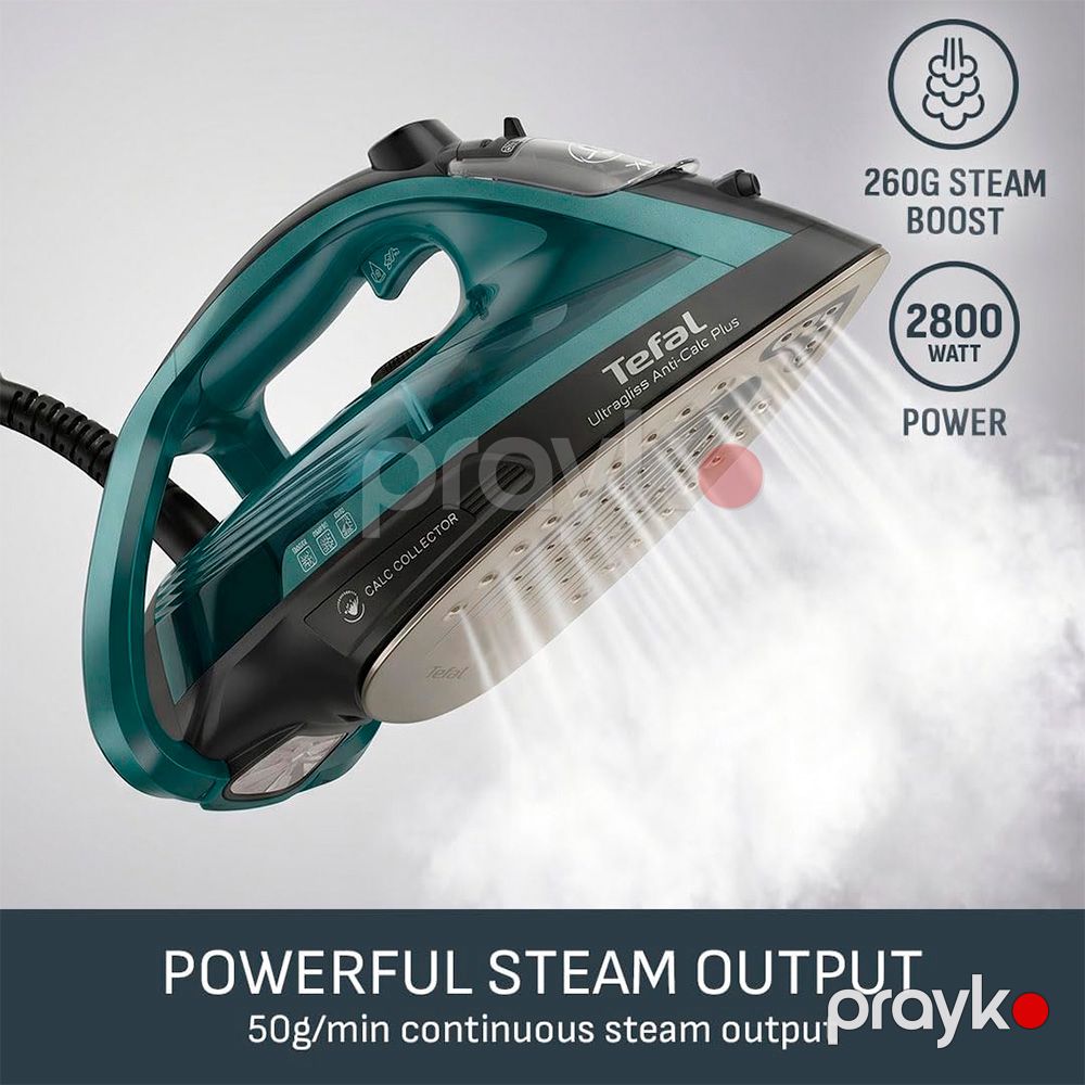 Ütü Tefal FV6848GO Zümrüd yaşılı — Ütü, Bakı (3)