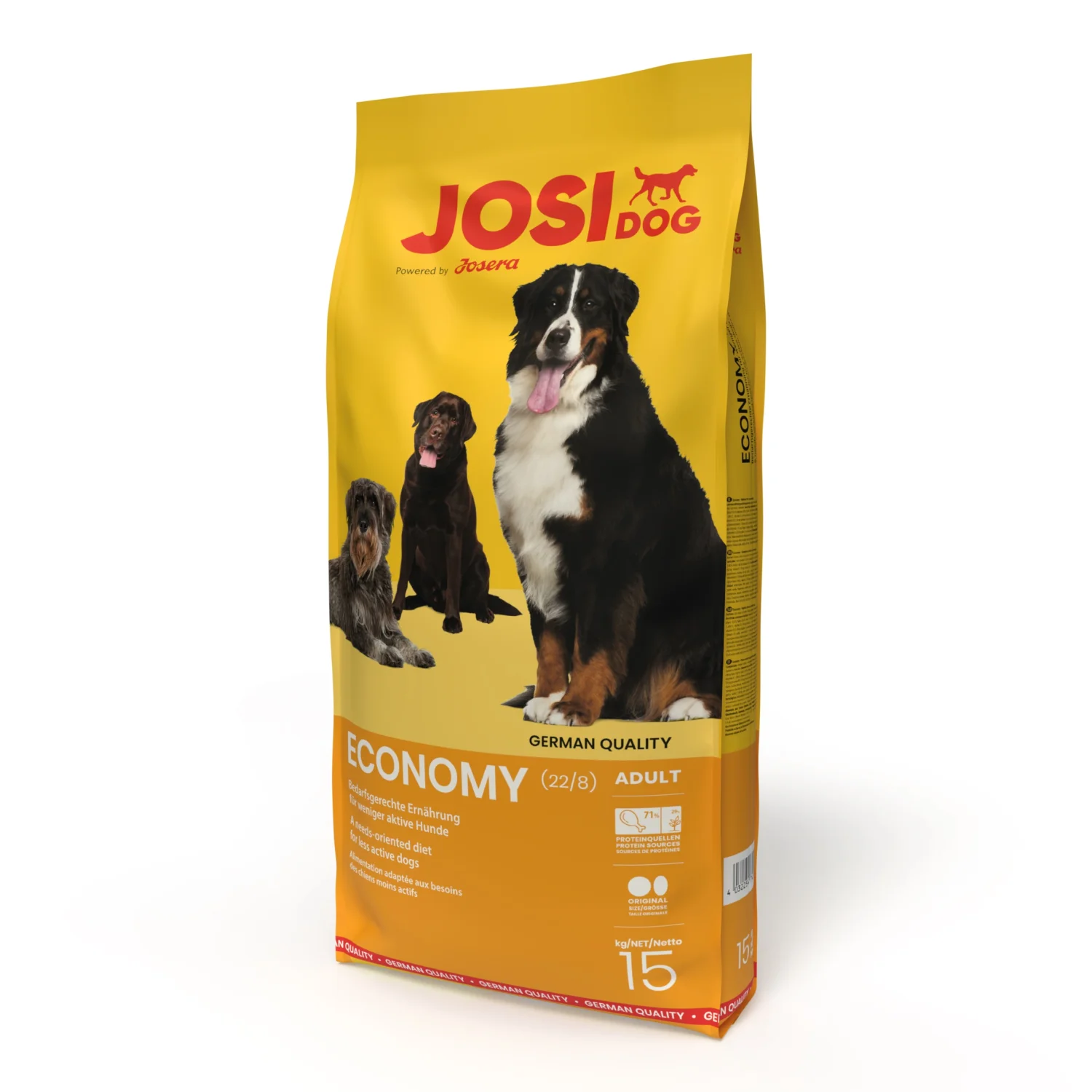 Josera JosiDog Economy, normal aktivlik səviyyəsinə malik bütün cinslərdən olan yetkin itlər üçün tam yem (çəki ilə) — Bakı