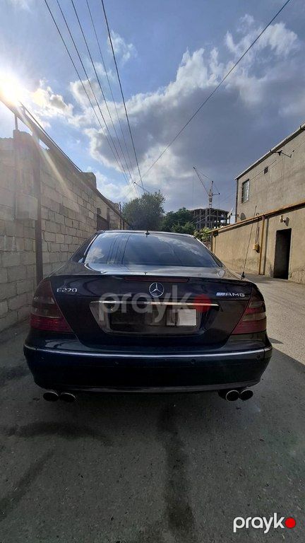 Mercedes E 270, 2.7 L, 2002 il, 358 000 km — Avtomobillər, Bakı (5)