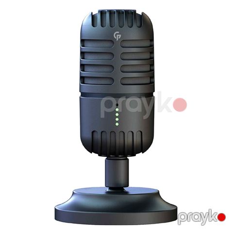 Porodo Gaming Basic Cardioid Microphone with Fixed Stand Black — Bakı