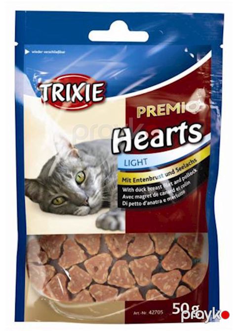 Pişiklər üçün məzə Trixie Premio Hearts ördək və mintay, 50 q — Bakı