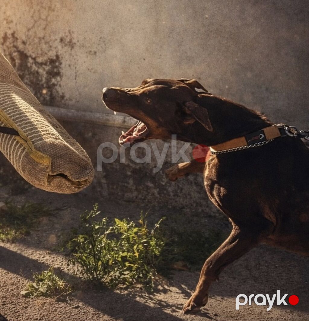 Doberman, 3 il, Dişi, Peyvəndli — Köpəklər, Bakı (3)