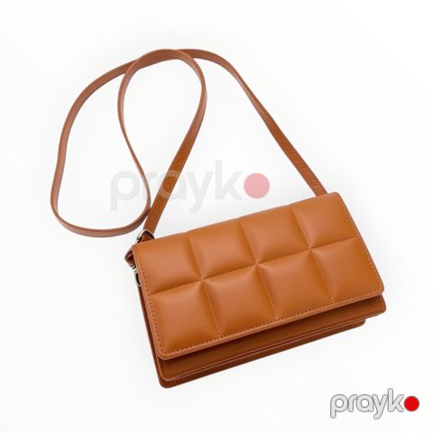 Kross-bodi çanta qadınlar üçün 23159877, qəhvəyi, süni dəri, 20x12 sm — Bakı