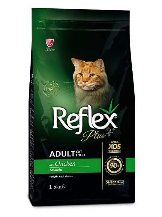 Reflex Plus Adult, pişiklər üçün quru yem, toyuq dadı ilə (çəki ilə) — Bakı