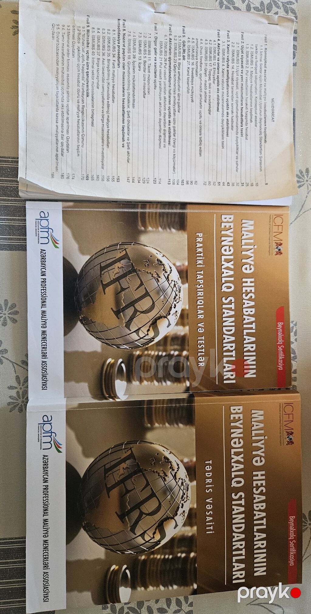 “Maliyyə Hesabatlarının Beynəlxalq Standartları (Ifrs)” üzrə iki kitab — Kitablar, Bakı (2)