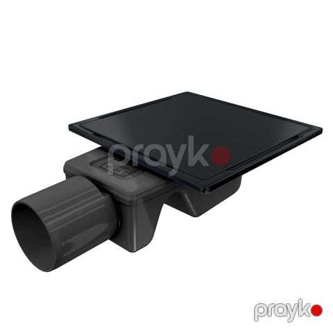 Yer süzgəci gülben GFD-744515 50MM yan 15X15 sm ınox qara — Omid.az — Repair & Construction
