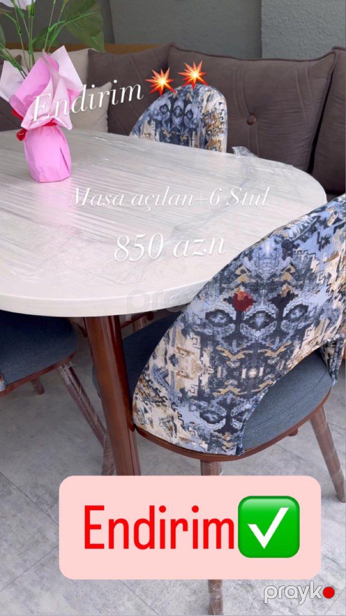 Masa və oturacaqlar — Mebel, Bakı (5)