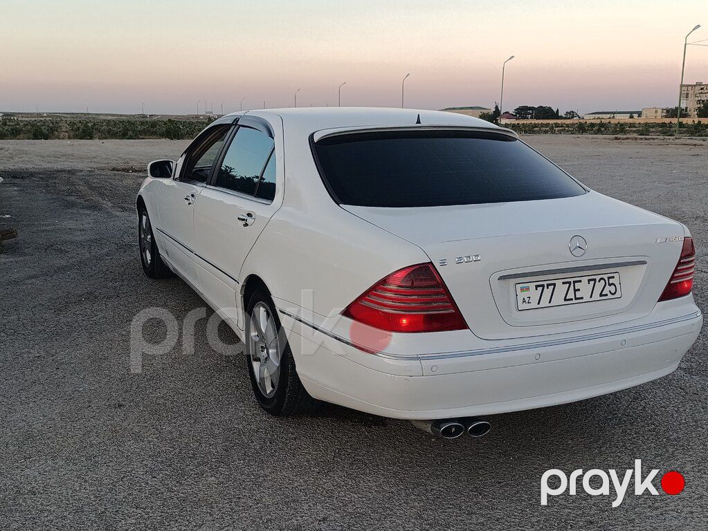 Mercedes S 280, 2.8 L, 2002 il, 271 469 km — Avtomobillər, Sumqayıt (11)