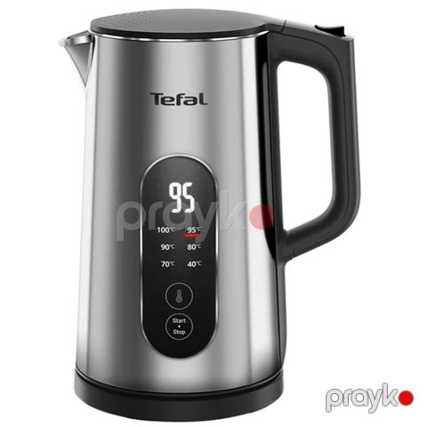 Çaydan Tefal Selection Inox KI871DE0 Boz — Bakı