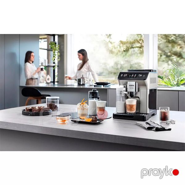 Qəhvədəmləyən DeLonghi ECAM450.65.S Black — Mallar, Bakı (5)