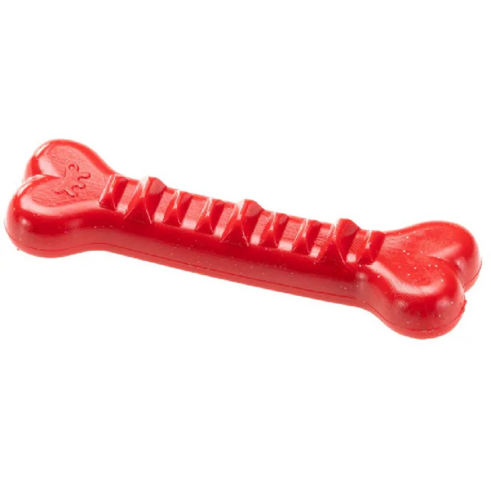 Ferplast Smile Bone M Nero itlər üçün çeynəmə oyuncağı, qırmızı — Bakı