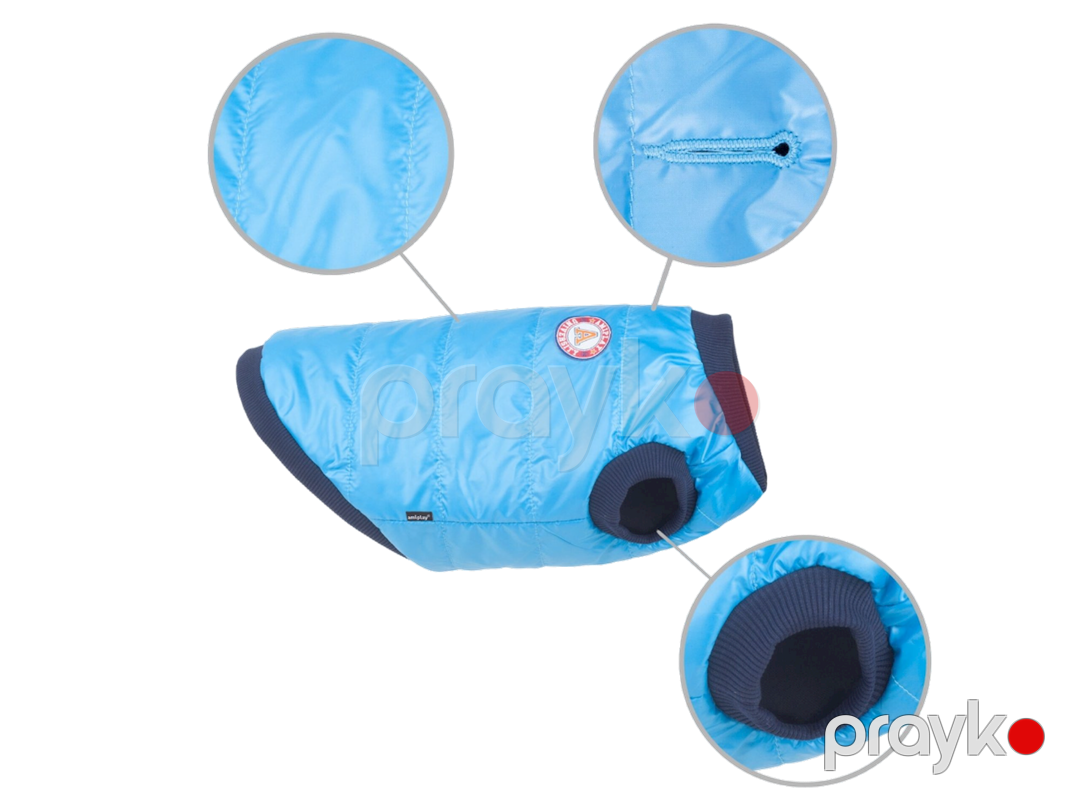 İtlər üçün gödəkcə Amiplay Bronx, 46 sm, mavi — Mallar, Bakı (2)