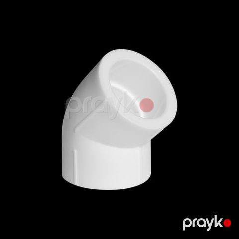 Hıll fan dirsək 45° 32 mm