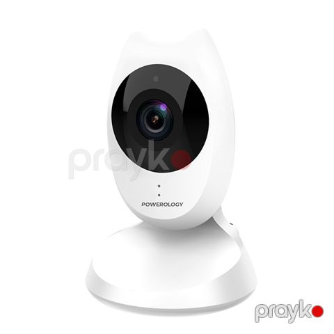 Powerology 4.3 HD LCD Display + VGA Camera Baby Monitor White — Bakı