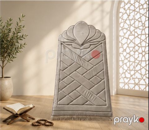 Namaz xalçası, velür, bej, 65x110 sm — Bakı