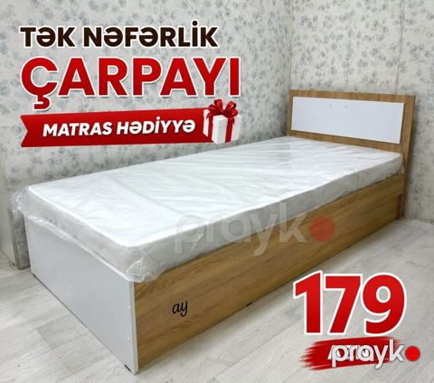 Tək Nəfərlik Çarpayı – *Cəmi 179 AZN* Yeni sifarişlə hazırlanır