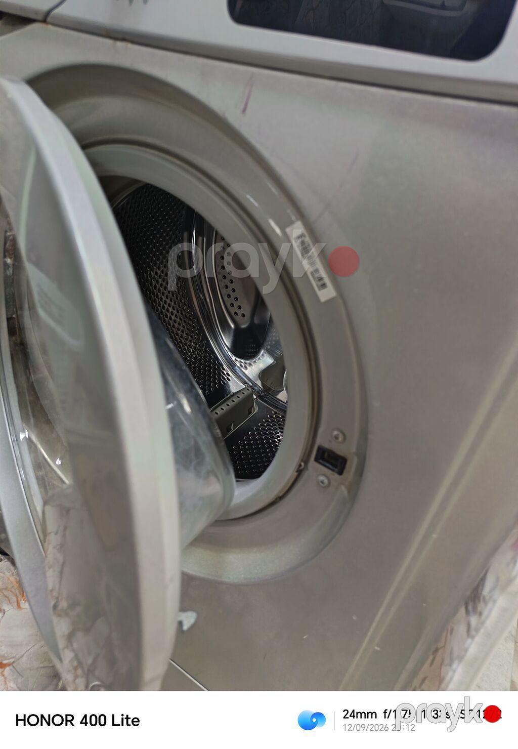 Paltaryuyan maşın Indesit, 7 kq, İşlənmiş, Avtomat, Qurutmasız, Kredit yoxdur, Ünvandan götürmə — Çamaşır maşınları, Neftçala (2)